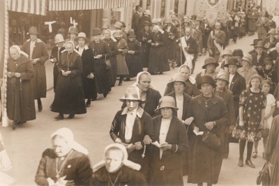 Processie in Kevelaer Duitsland. 