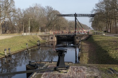Ophaalbrug kanaal Almelo Nordhorn.
