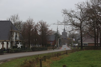 Reutum hoek Zoekeweg, Nieuwematenstraat, Kerkstraat, Benninksweg dec 2023
