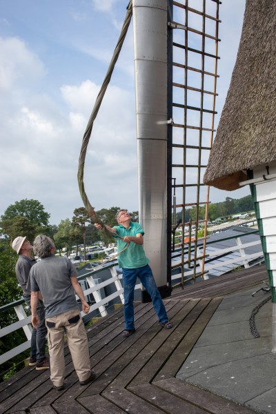 1 juni 2024 Molenaars in Actie. Reutum Molen de Vier Winden