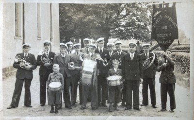 Ansichtkaart St. Jozefharmonie 1921 Reutum Haarle