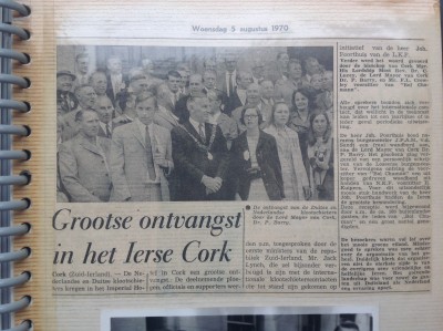 1970 EK Klootschieten te Cork Ierland. KV Reutum