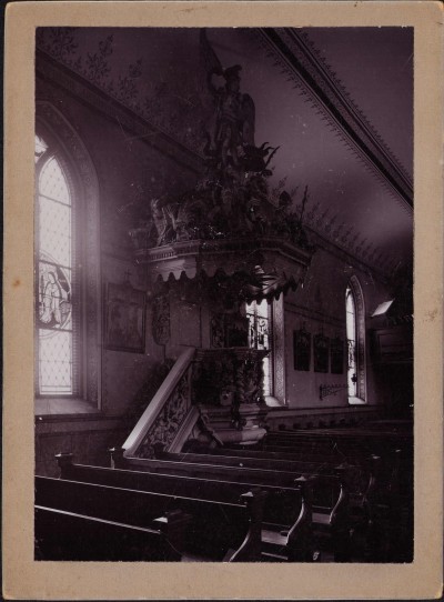 Preekstoel Kerk Reutum (bron: Archief Parochie Reutum)